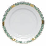 Chinese Bouquet Garland Green Bread and Butter Plate 